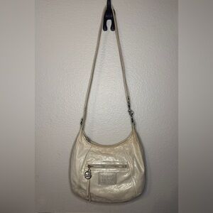 Coach Vintage  Poppy Cream Shoulder Bag